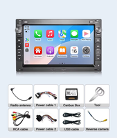Autoradio multimédia GPS stéréo 7 pouces Linux 2 DIN pour VW Volkswagen Passat B5 MK4 MK5 Golf 4 Polo BORA JETTA