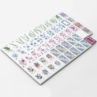 Juego de 160 fichas de Mahjong Americanas de Acrílico Morado con Diseño Floral Vintage Grabado, en Oferta
