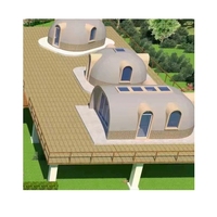 Structure modulaire de maison en dôme avec panneaux sandwich EPS haute densité
