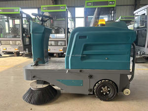 Nouvelle balayeuse électrique autoportée de 1300 mm de large, avec batterie 48V 58Ah et bac à déchets de 120L, pour ateliers industriels - Product Image 5