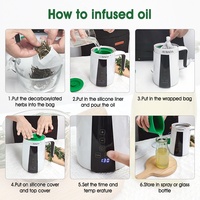 En stock : Machine à décacbroyler et infuser les herbes 350 ml, extracteur botanique domestique pour plantes, machine à infuser les huiles et les teintures