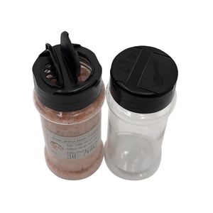 plastic seasoning container /PET plastic spice bottle with shaker lids