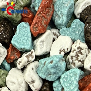 Bonbons <span class=keywords><strong>au</strong></span> chocolat Stone Snacks, chocolat <span class=keywords><strong>au</strong></span> <span class=keywords><strong>lait</strong></span> enrobé <span class=keywords><strong>de</strong></span> sucre croustillant arc-en-ciel - Product Image 5