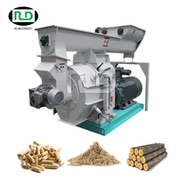 Machine à granulés de biomasse CE 1T 2T 3T par heure, moulin à granulés de bois