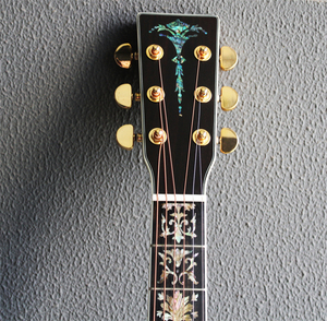 Deluxe Inlay Handcraft 41 Inch Acoustic Guitar, Acoustic Guitar,handmade Solid Wood Guitar, - Product Image 4