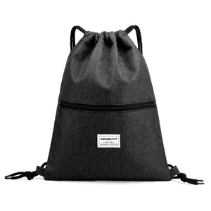 Polyester <b>Waterproof</b> <b>Drawstring</b> Backpack <b>Bag</b> Gym <b>Drawstring</b> <b>Bag</b> for Men Women - Product Image 1