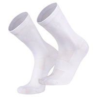 Chaussettes de sport de cyclisme en coton peigné Calcetines Designer Chaussettes à impression couleur fluorescente personnalisées avec logo