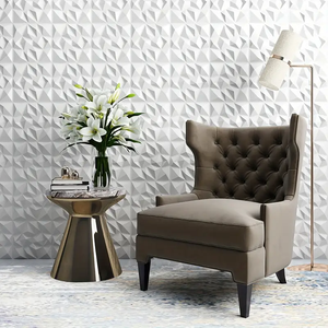 Paneles de Pared de PVC con Textura de Diamante 3D, Impermeables y Fáciles de Limpiar para Decoración de Sala de Estar, Dormitorio, Cocina, Oficina y Pasillo - Product Image 2