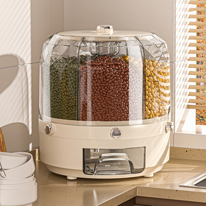 Đa chức năng hộ gia đình 360 Xoay gạo xô hạt quả nhà và nhà bếp tổ chức với ngăn kéo - Product Image 6