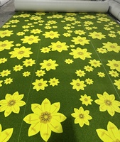 Tapis commercial moderne en promotion, 8-10 mm, motifs personnalisés imprimés, ignifuge, antidérapant, tapis mural pour voitures, tressé