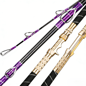 <span class=keywords><strong>Canne</strong></span> à pêche électrique pour bateau en haute mer, moulinet électrique, action rapide, faite à la main, <span class=keywords><strong>canne</strong></span> solide pour la pêche au poisson-chat et au saumon, taille légèrement plus grande - Product Image 1