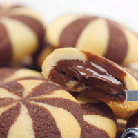 Ligne de production automatique de double biscuit en mosaïque pour glacière