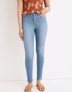 Label Pribadi Kustom Jeans Ketat Wanita, Jeans Ketat Ketat Ketat Ramping Tinggi