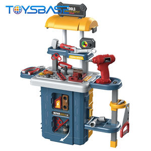 Chariot de garage, <span class=keywords><strong>jouet</strong></span> 3 en 1, jeu pour faire semblant de construire un établi - Product Image 4