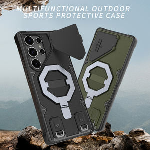 Funda Protectora Resistente para Teléfono Móvil con Anillo de Carga Inalámbrica <span class=keywords><strong>y</strong></span> Cubierta de Lente para <span class=keywords><strong>Samsung</strong></span> S25 Ultra, Nueva para 2026 - Product Image 2