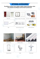 Maison de conteneur portable de 40 pieds Norme australienne préfabriquée grand-mère Kit plat maison en acier préfabriquée exportateur