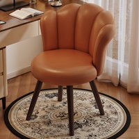 Chaise de maquillage inspirée des célébrités d'Internet, avec pieds en bois massif et dossier rotatif, tabouret de coiffeuse pour salon, modèle Master