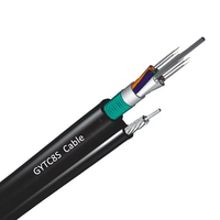 GYTC8S Outdoor Loose Tube Stranded Figure 8 Self Supporting Aerial Cable De Fibra Optica FTTH