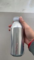 Diseño personalizado 200ml 300ml 400ml Botella de aluminio con cuello de rosca