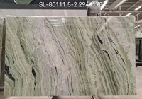 Carré en marbre de jade vert personnalisé Table en marbre vert Onyx Table basse Décoration intérieure