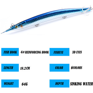 <span class=keywords><strong>Leurre</strong></span> dur 18CM/64g pour lancer longue distance et la pêche au thon <span class=keywords><strong>en</strong></span> <span class=keywords><strong>mer</strong></span>, Nouveau <span class=keywords><strong>leurre</strong></span> artificiel coulant type crayon - Product Image 3