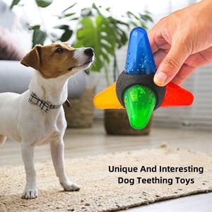 Palla Luminosa in TPR per Cani, Giocattolo per Masticare e Affilare i Denti, Palla Sonora ad Alta Elasticità - Product Image 2