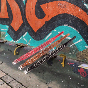 Perlengkapan anjing hiasan atas mewah tugas berat untuk anjing peliharaan jenis besar agresif mode keren kerah paku keling kulit - Product Image 6