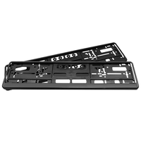 Cadre de plaque d'immatriculation de voiture en plastique ABS de haute qualité, durable, imperméable, écologique, taille standard européenne, personnalisé en gros, Accord Civic