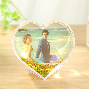 กรอบรูปทรายรักพลาสติกสุดสร้างสรรค์ของขวัญวันคริสต์มาสและวันวาเลนไทน์การตกแต่งห้องนอนบ้านการตกแต่งงานแต่งงาน - Product Image 4