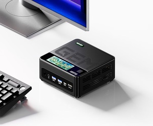 Mini PC Industrial GEM12+ <span class=keywords><strong>PRO</strong></span> AMD <span class=keywords><strong>Ryzen</strong></span> <span class=keywords><strong>7</strong></span> 8845HS, RAM DDR5, SSD, Uso Empresarial, 2*2.5G LAN, 2 Ranuras M.2, Pantalla + Huella Dactilar - Product Image 3