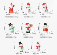 Figurines de bonhomme de neige de Noël, bannière de vœux, panneau de vœux, couronne, décoration de gâteau de Noël en résine, centre de table, cadeau de fête de Noël
