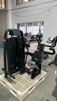 Équipement de fitness de gymnastique commerciale assis pull bras Machine musculation broche chargée dos tirer sur la Machine