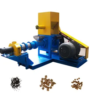 Breeding equipment for fish feed machine extruder second hand best price feed sawdust pellet With Lowest