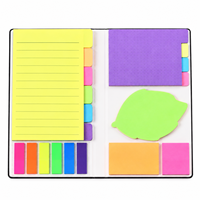 Bloc-notes adhésif phosphorescent à thème chat avec couverture en cuir PU pour fournitures de bureau et mémo étudiant
