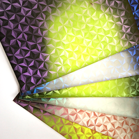 Couleur caméléon magique Sensible à la chaleur Tissu Pu Changement de température Changement de couleur thermochromique Cuir Pu