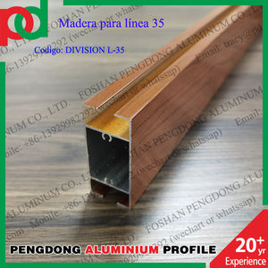 Perfiles de Aluminio L20 y L25 con Colores Populares de Imitación Madera para Ventanas y Puertas - Product Image 4