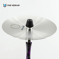Chicha Narguilé de Qualité Supérieure Personnalisable Style Moderne Fabrication Directe avec Technique de Miroir en Résine et Métal Haut de Gamme