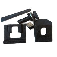 Sujetadores de Riel de Acero Soldado de Doble Perno de Buena Calidad, Clips Atornillados con Dimensiones Personalizadas, Marca FDS para Sujeción de Rieles