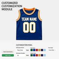Dropshipping Maßgeschneiderte Kleinkind-Basketball-Uniform Passende Trikots Personalisierter Name und Nummer 100% Polyester Umweltfreundlich