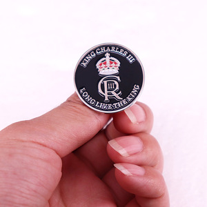 New Trending Souvenir Badge King Charles Popular <strong>UK</strong> Remembrance Day Soft Enamel Lapel Pin - Product Image 2