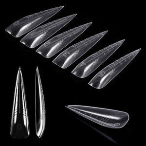 3D Reusable <b>Nail</b> Dual Forms UV Builder Gel Quick Building Acrylic <b>Extension</b> Mold False <b>Nail</b> Tips - Product Image 1
