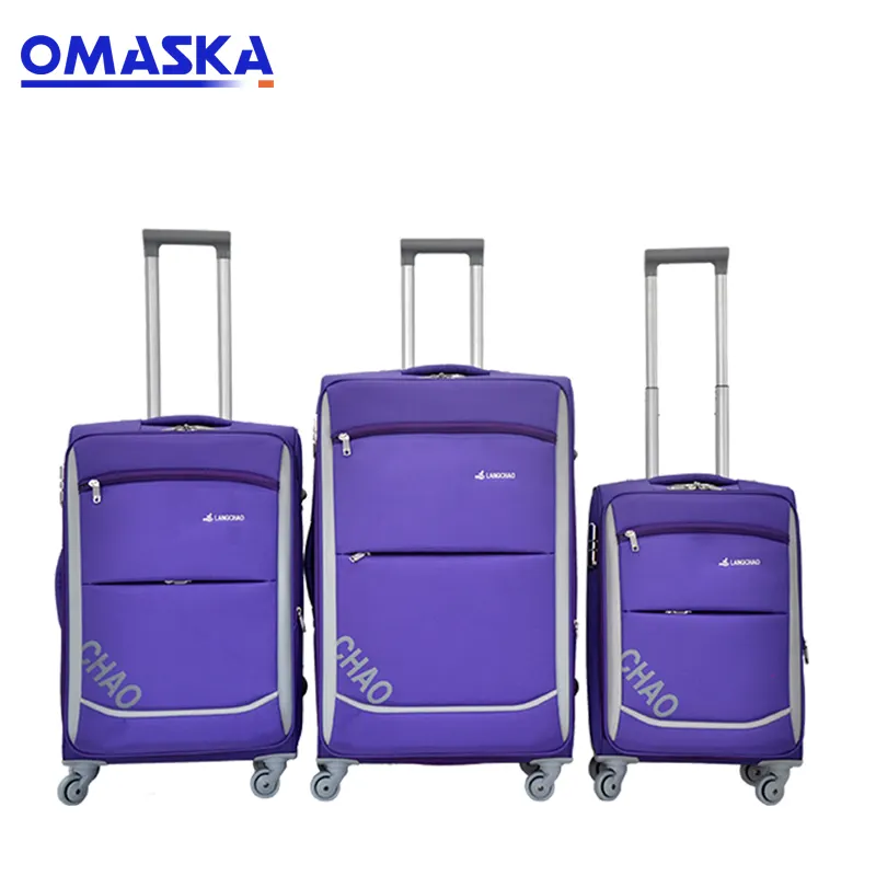 Grande taille léger 28" Check-in bagages 4 ROUES Soft Travel Voyage Valise Violet 