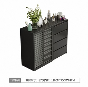 Modern Simple Custom Retail <b>Wall</b> Shelving Racks Cosmetics Beauty Product Display Cabinet with Lowest Price for <b>Nail</b> Salon - Product Image 3