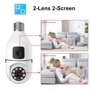 Bulb 5G 4k 8MP Dual Lens Screen CCTV WiFi Surveillance Cameras Indoor Baby Monitor 360° E27 Light Bulb <b>Security</b> <b>Camera</b> <b>Wireless</b> - Product Image 4