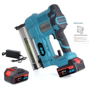 KM, <span class=keywords><strong>recargable</strong></span>, alimentado por batería de litio, inalámbrico, calibre 18, Marco Brad, pistola de clavos, <span class=keywords><strong>clavadora</strong></span> para carpintería para madera dura - Product Image 6