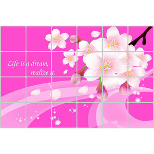 Autocollant mural Aixin 60x90 cm, scène sous-marine de dessin animé, imperméable, résistant à l'huile, décoration de la maison, design moderne rectangulaire - Product Image 3