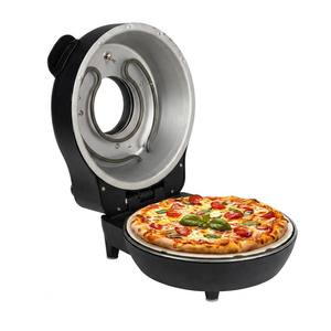 Four à pizza électrique d'intérieur, 12 pouces, appareil de cuisson de comptoir, machine à pizza électrique 800W <span class=keywords><strong>avec</strong></span> pierre céramique et fenêtre de visualisation - Product Image 3