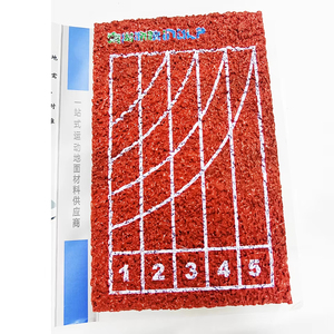 INOLP Norme internationale 400 mètres piste de course complète en PU revêtement de sol sportif de stade de haute qualité CN GUA - Product Image 1