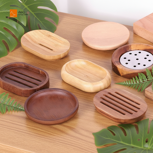 Jabonera <span class=keywords><strong>de</strong></span> Madera <span class=keywords><strong>de</strong></span> Acacia Natural, Fácil <span class=keywords><strong>de</strong></span> Limpiar, Duradera, Impermeable, Autodrenante, Moderna, para <span class=keywords><strong>Ducha</strong></span>, Baño, Cocina, Bañera - Product Image 3