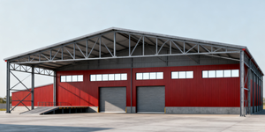 Tienda de aluminio prefabricada de metal de almacén temporal industrial para Taller de acero resistente <span class=keywords><strong>grande</strong></span> de 30x40m - Product Image 6